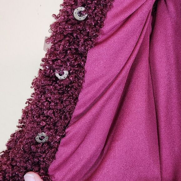 Little Lass Baby Girl teddy soft Vest deep eed pink band ribbon  24 Months - Picture 3 of 6